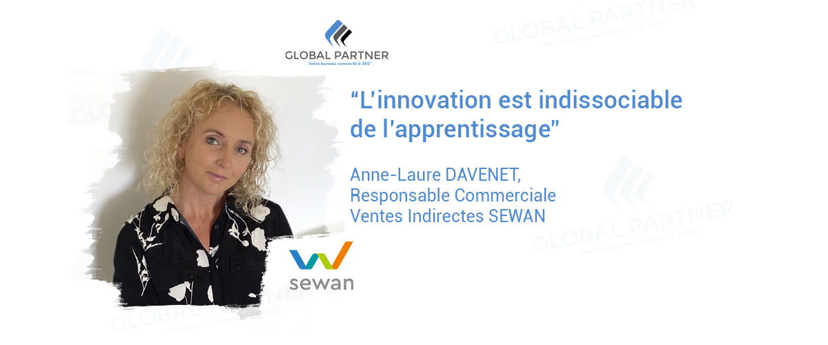 Photo de Anne Laure Davenet responsable commerciale ventes indirectes sewan chez Global Partner