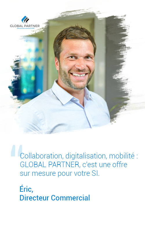 Photo d'Éric Directeur Commercial, un metier global partner